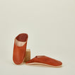 Handmade Suede Slippers in toffee