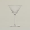 Close up of a Veneziano martini glass.