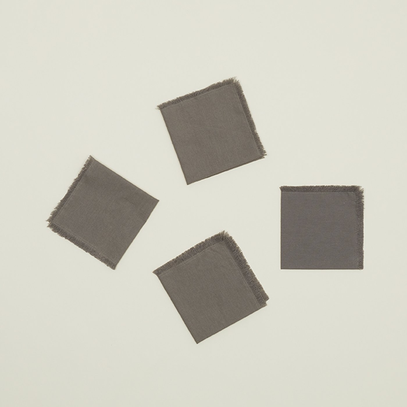 Essential Cocktail Napkins - Dark Grey