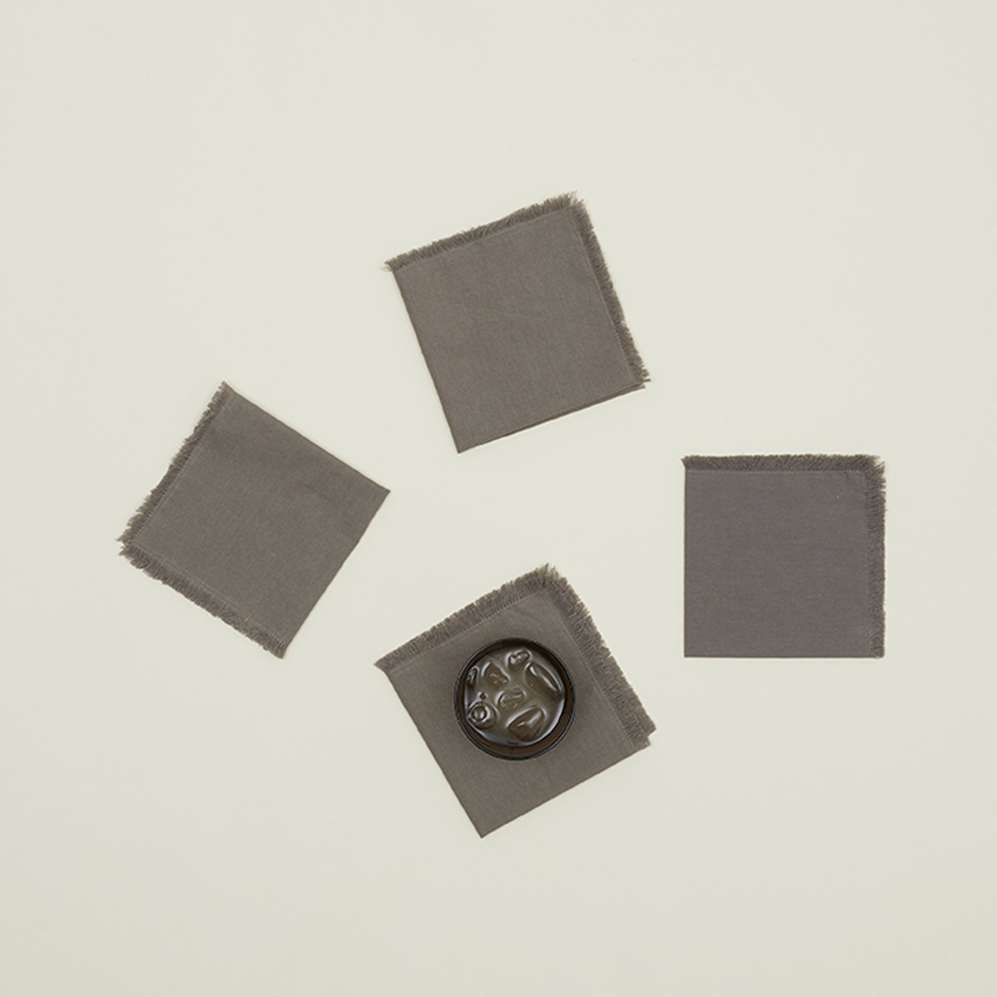 Essential Cocktail Napkins - Dark Grey