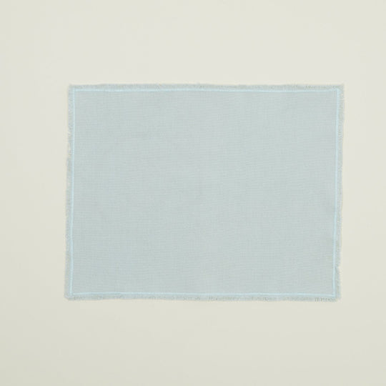 Essential Cotton Placemat, Set of 4 - Sky