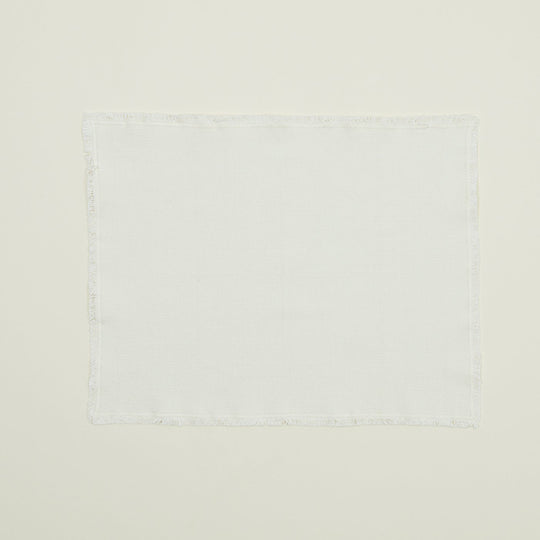 Essential Cotton Placemat, Set of 4 - Ivory