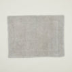 Simple Terry Bath Mat - Light Grey