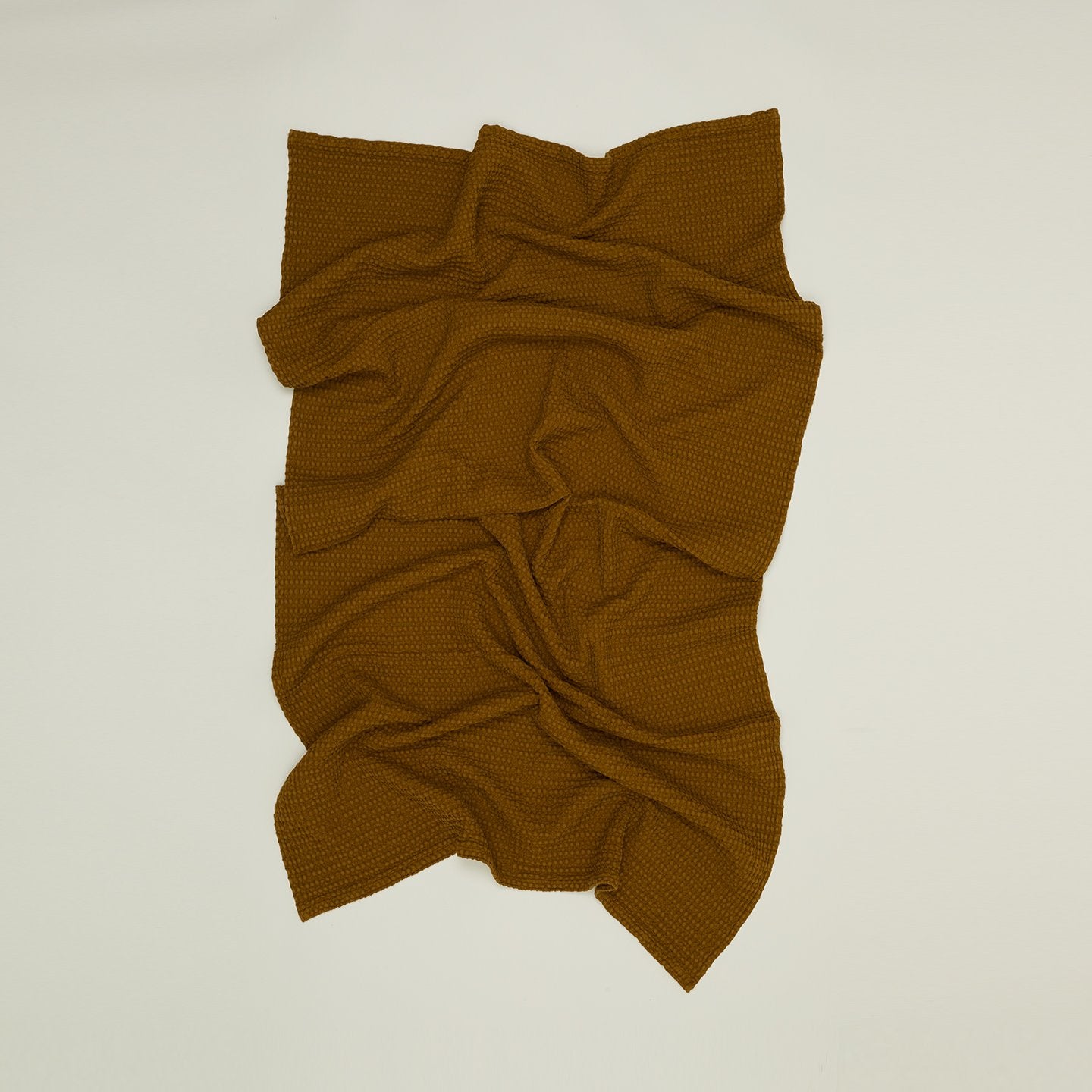 Simple Waffle Towel - Bronze