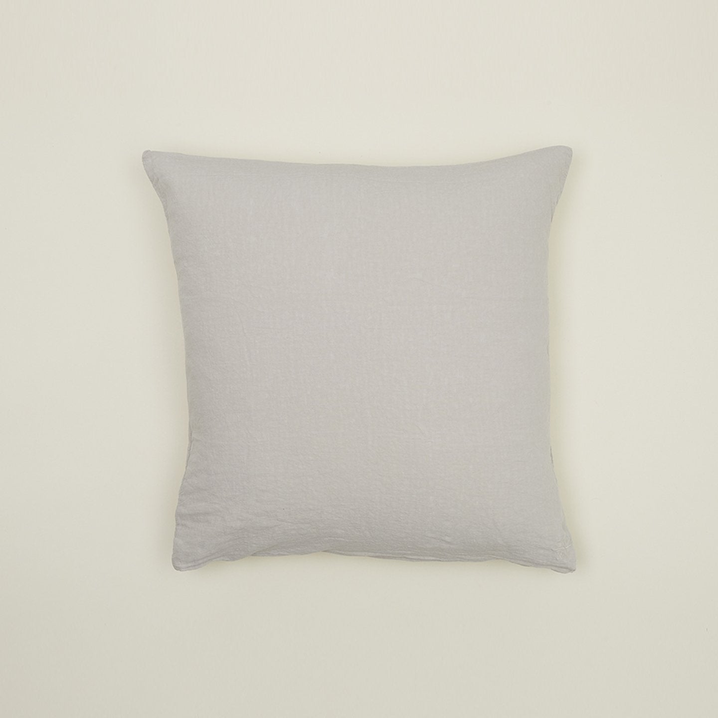 Simple Linen Euro Sham - Light Grey