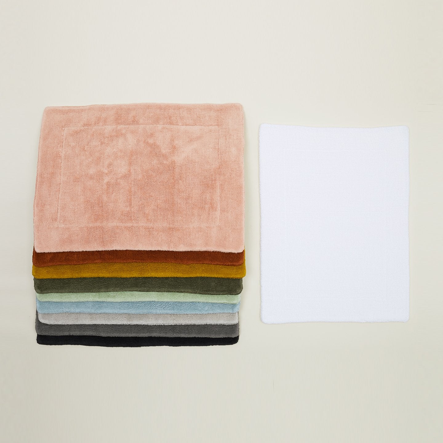 Simple Terry Bath Mat - Terracotta