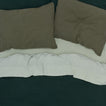 Simple Linen Flat Sheet - Olive