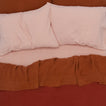 Simple Linen Duvet - Terracotta