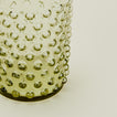 Close up of Hobnail Tumbler in Olive.