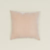 Reversible Velvet + Linen Pillow - Blush