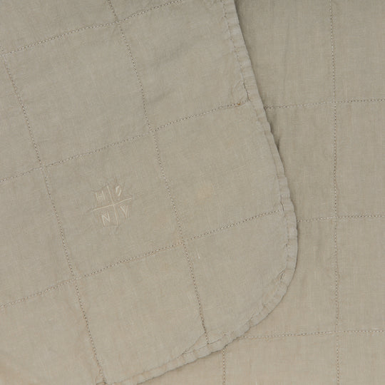 Simple Linen Quilt - Flax