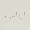 Brass Hook, Set of 6