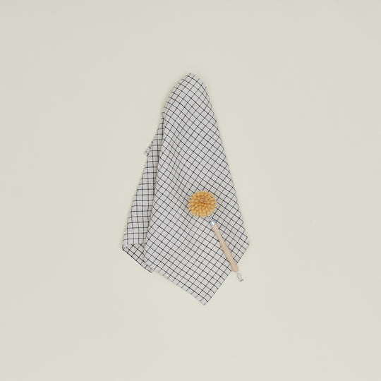 Linen Kitchen Towel - Checked
