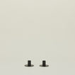 Essential Metal Candle Holders, Set of 2 - Black