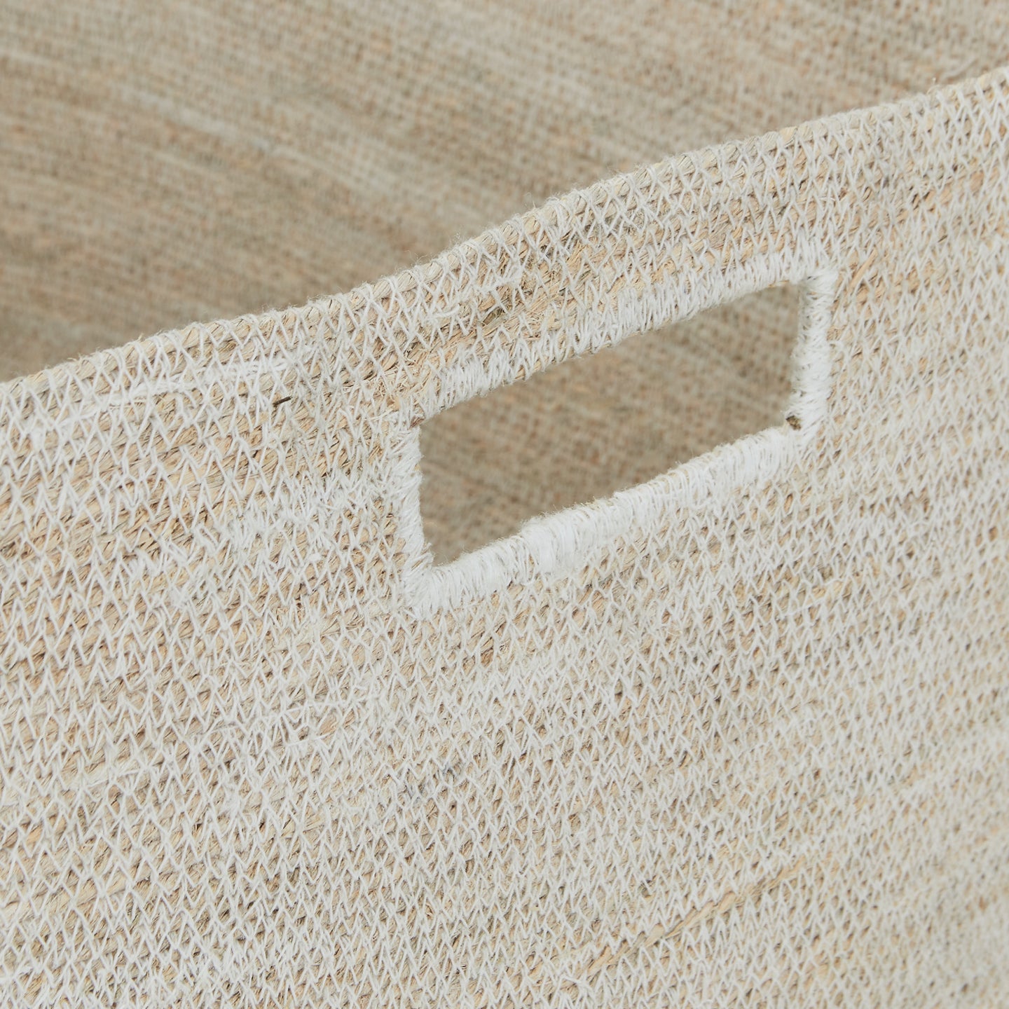 Essential Low Basket - White