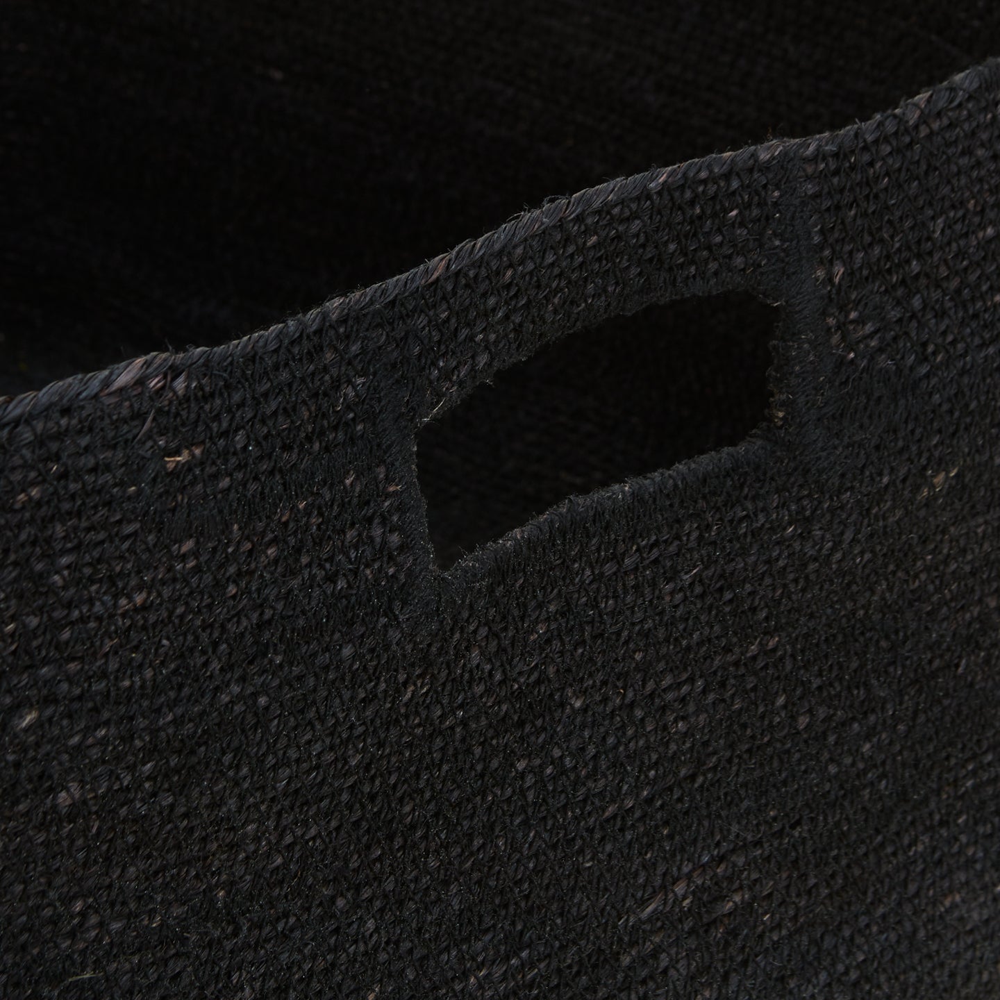Essential Low Basket - Black