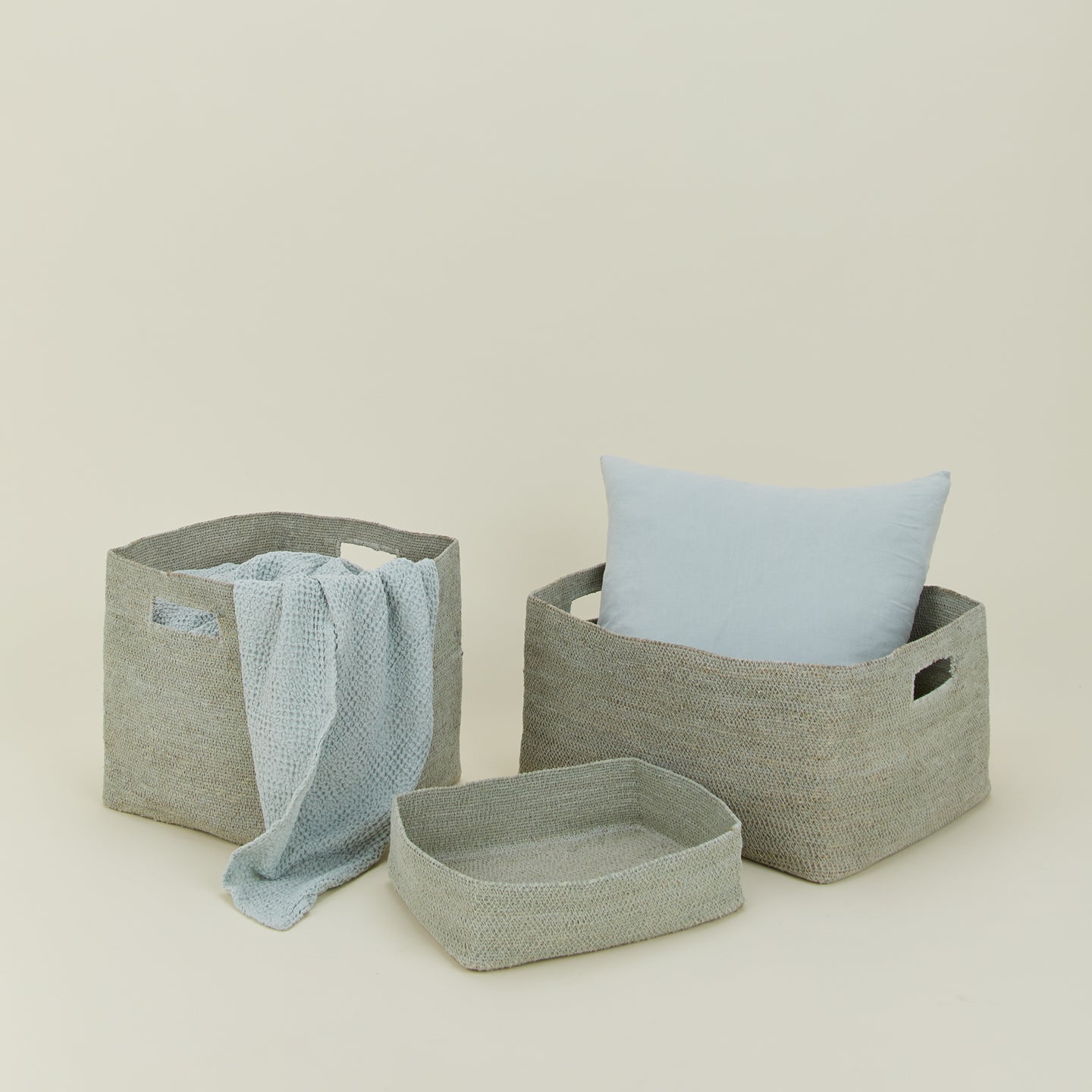 Essential Square Basket - Sky