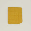 Simple Linen Quilted Throw - Mustard