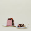 Strata Round Serving Platter - White