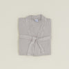 Simple Waffle Bathrobe - Light Grey