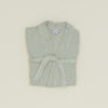 Simple Waffle Bathrobe - Sage