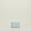 Simple Linen Zipper Pouch - Sky