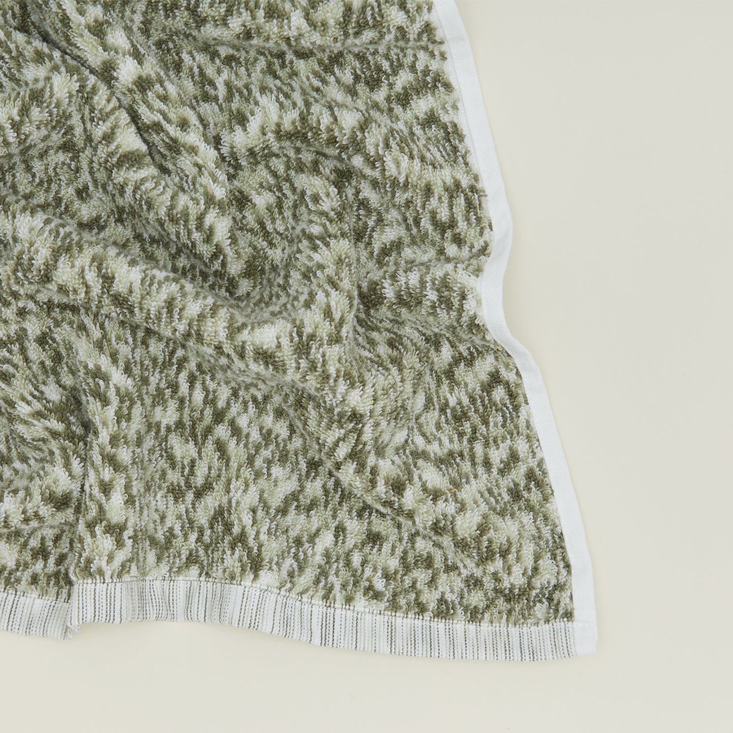Space Dye Terry Towel - Olive