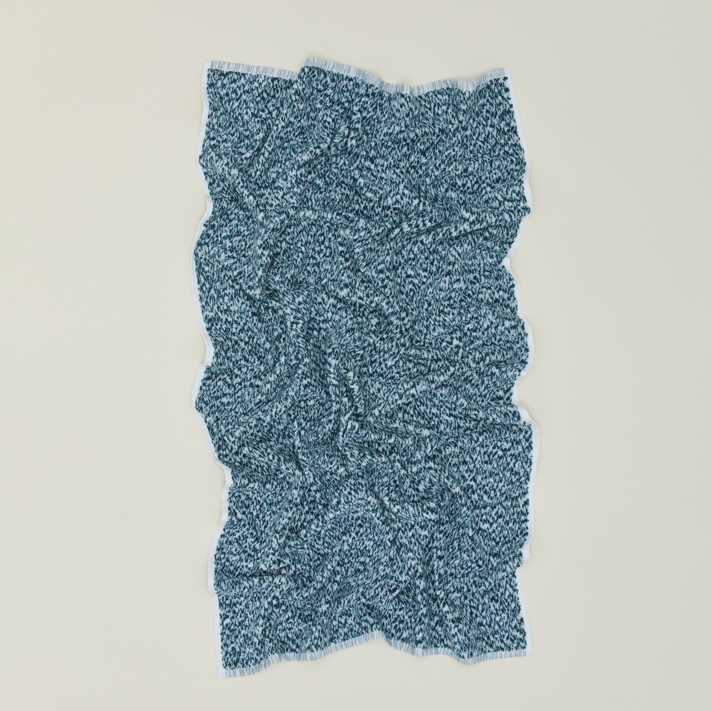 Space Dye Terry Towel - Peacock