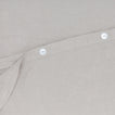 Simple Linen Duvet - Light Grey