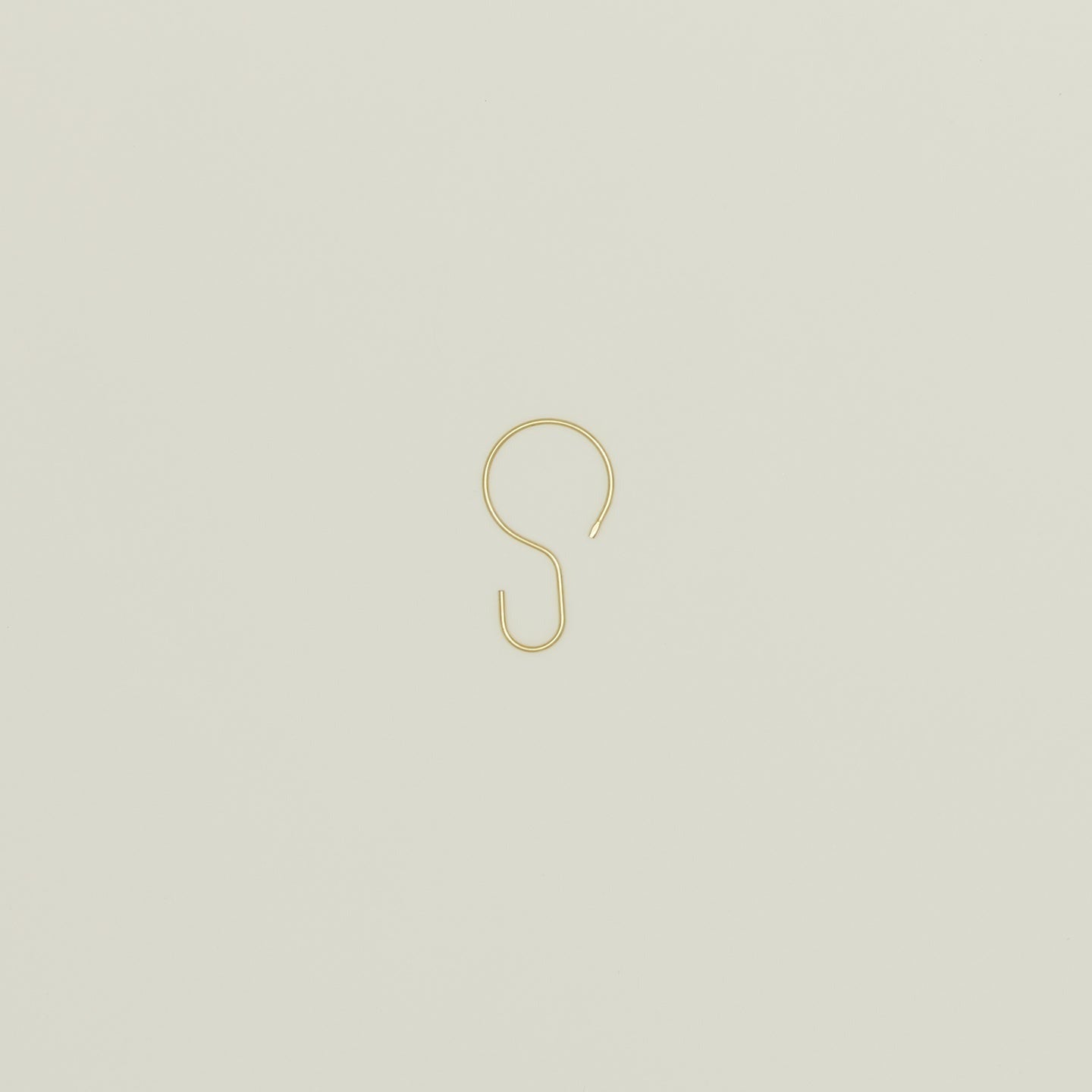 Shower Curtain Hooks - Brass
