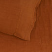 Simple Linen Pillowcases, Set of 2 - Terracotta
