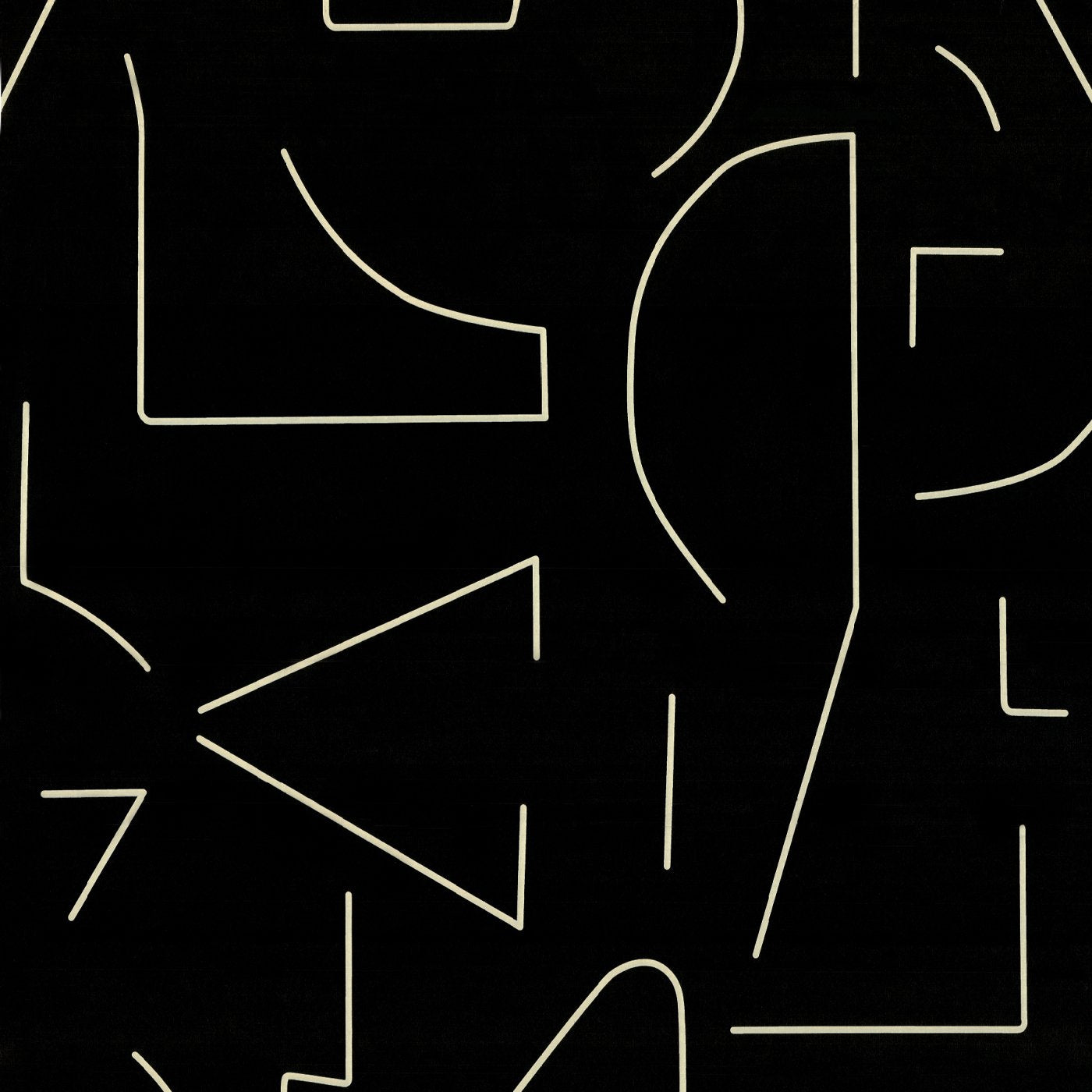 Almost Shapes Wallpaper - Black