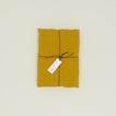 Simple Linen Fitted Sheet - Mustard